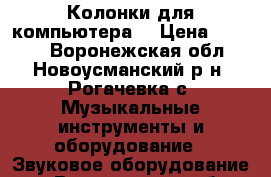 Колонки для компьютера. › Цена ­ 2 500 - Воронежская обл., Новоусманский р-н, Рогачевка с. Музыкальные инструменты и оборудование » Звуковое оборудование   . Воронежская обл.